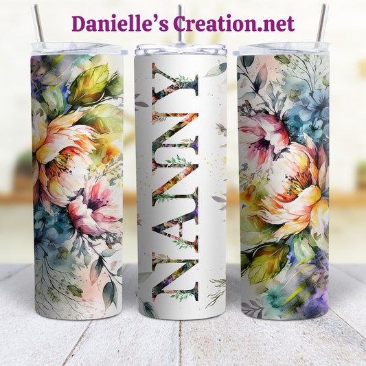 NANNY, NANA, MAMA, MOMMA, MEME, MOM, MIMI,  GRAM, GRAN20 oz Tumblers MOTHER'S DAY