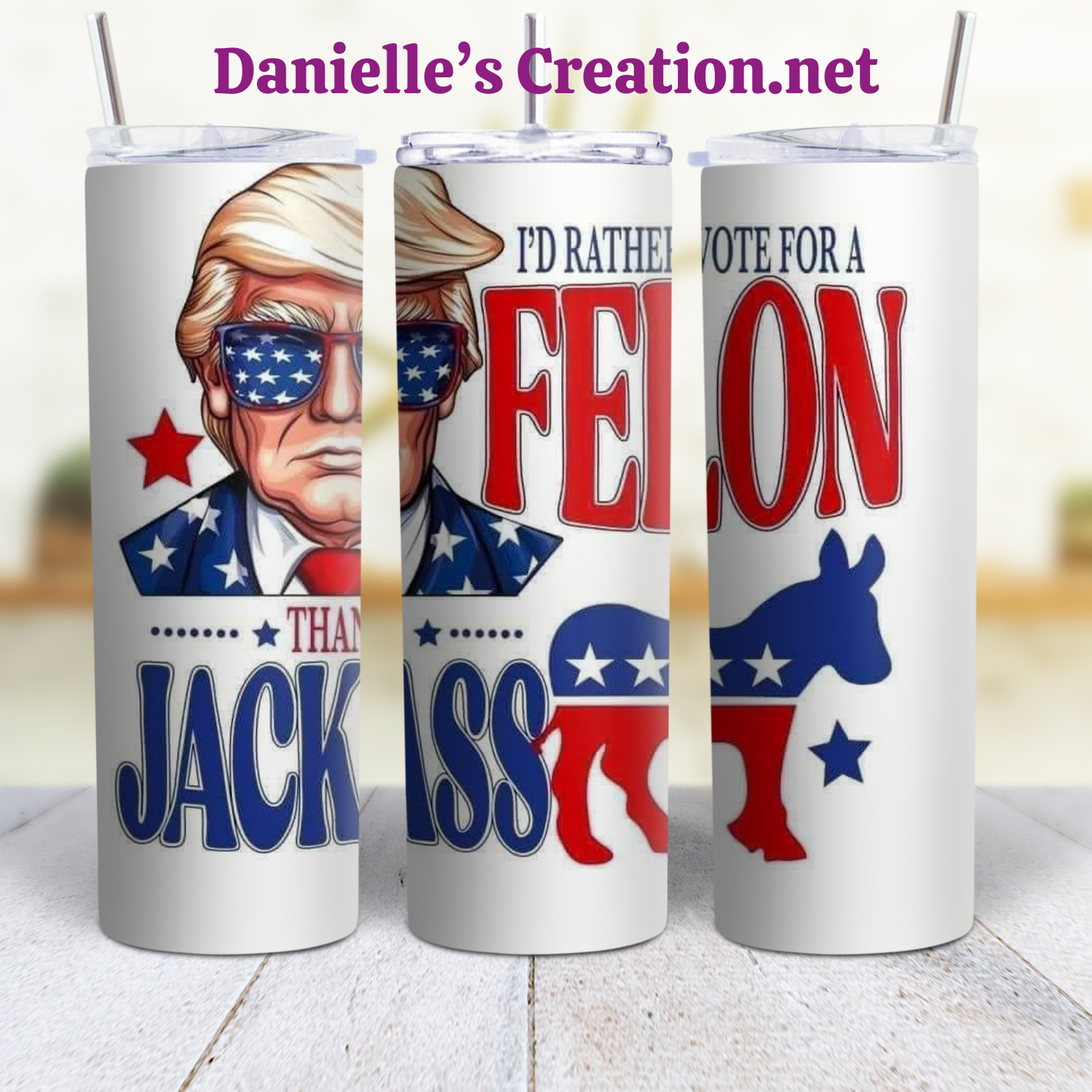 Trump 2024 Politics Election 20 Oz Tumblers 26