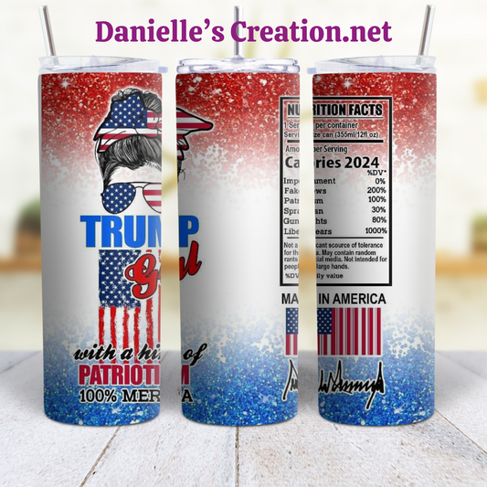 Trump 2024 Politics Election 20 Oz Tumblers 10