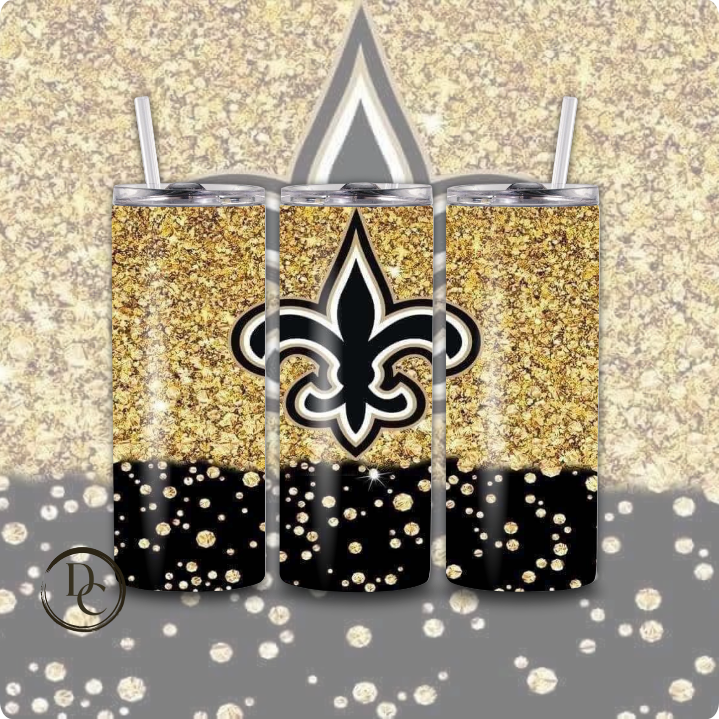 Saints Football 20 oz Tumblers # 10