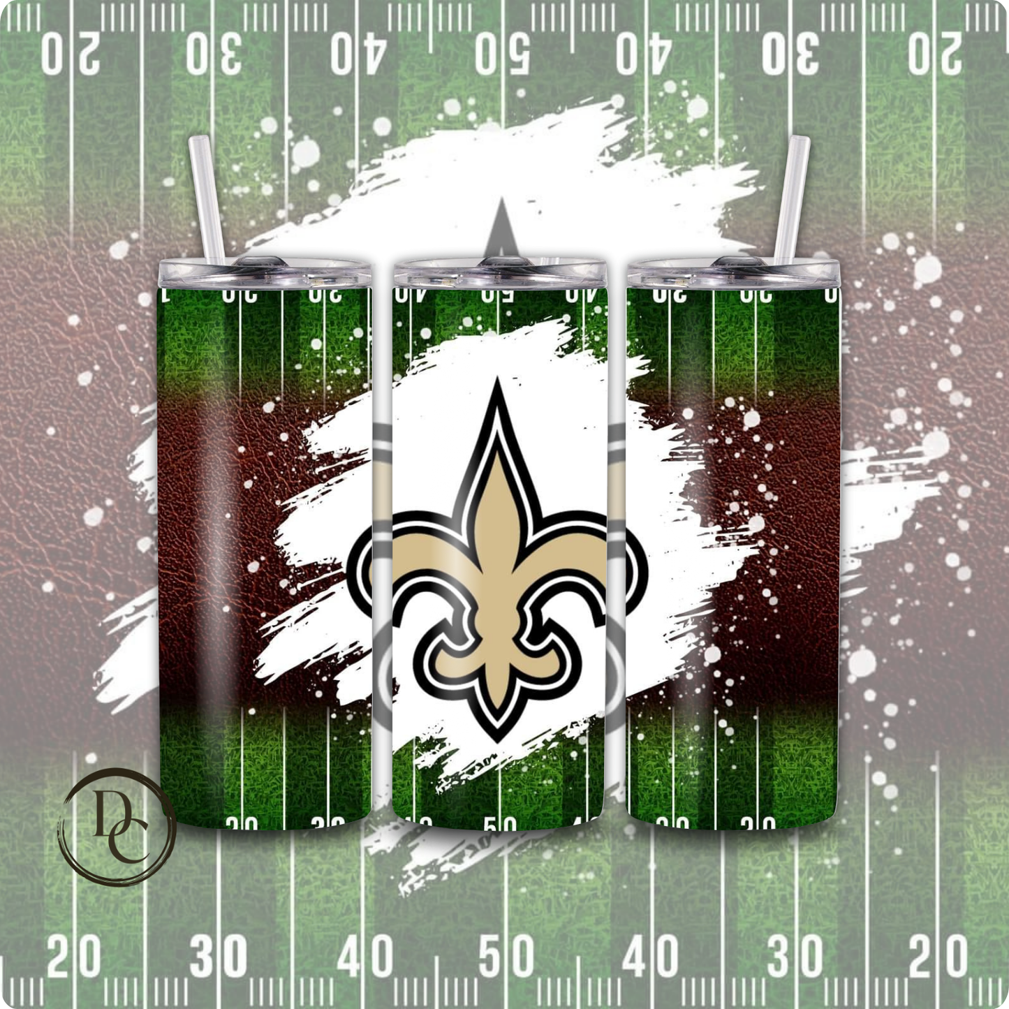 Saints Football 20 oz Tumblers # 19