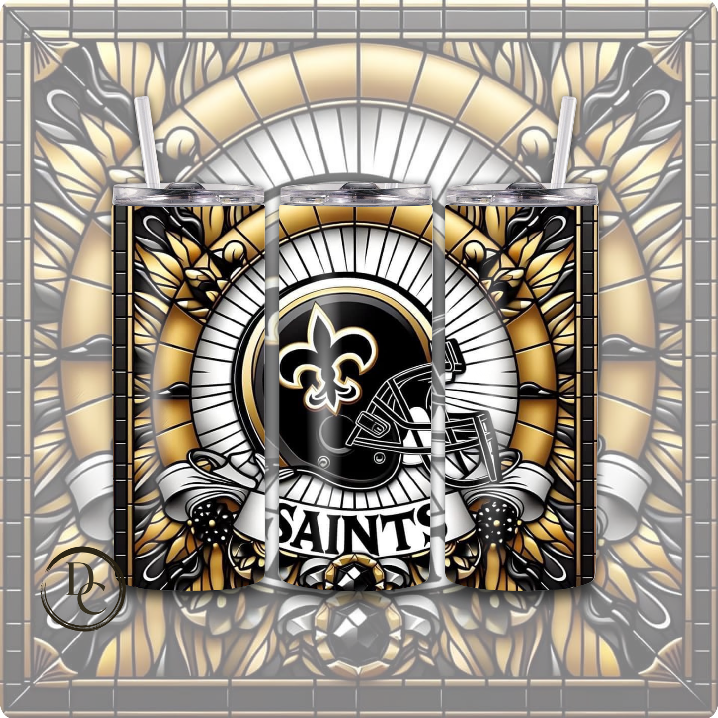 Saints Football 20 oz Tumblers # 37