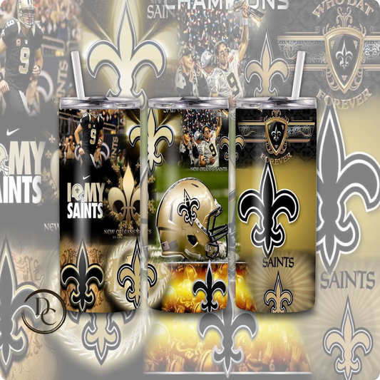 Saints Football 20 oz Tumblers # 35