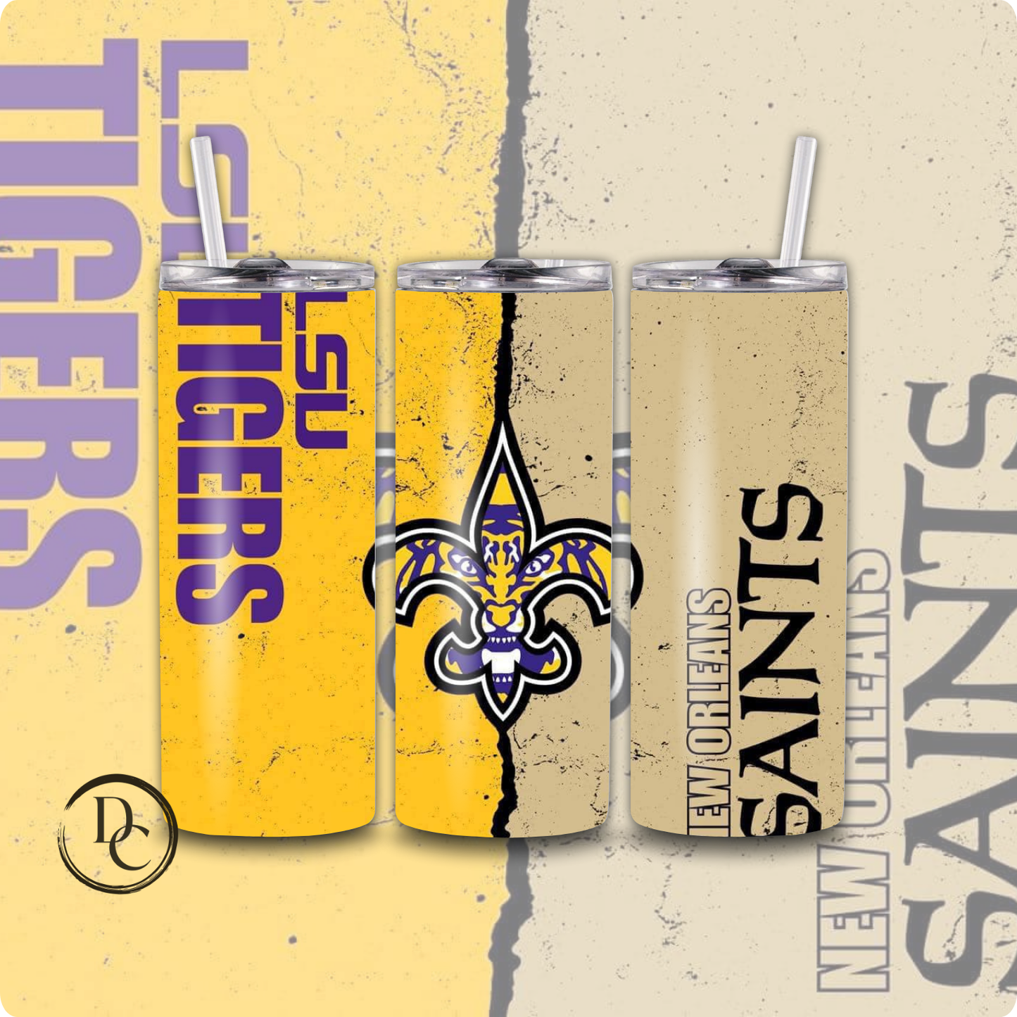 Saints Football 20 oz Tumblers # 37