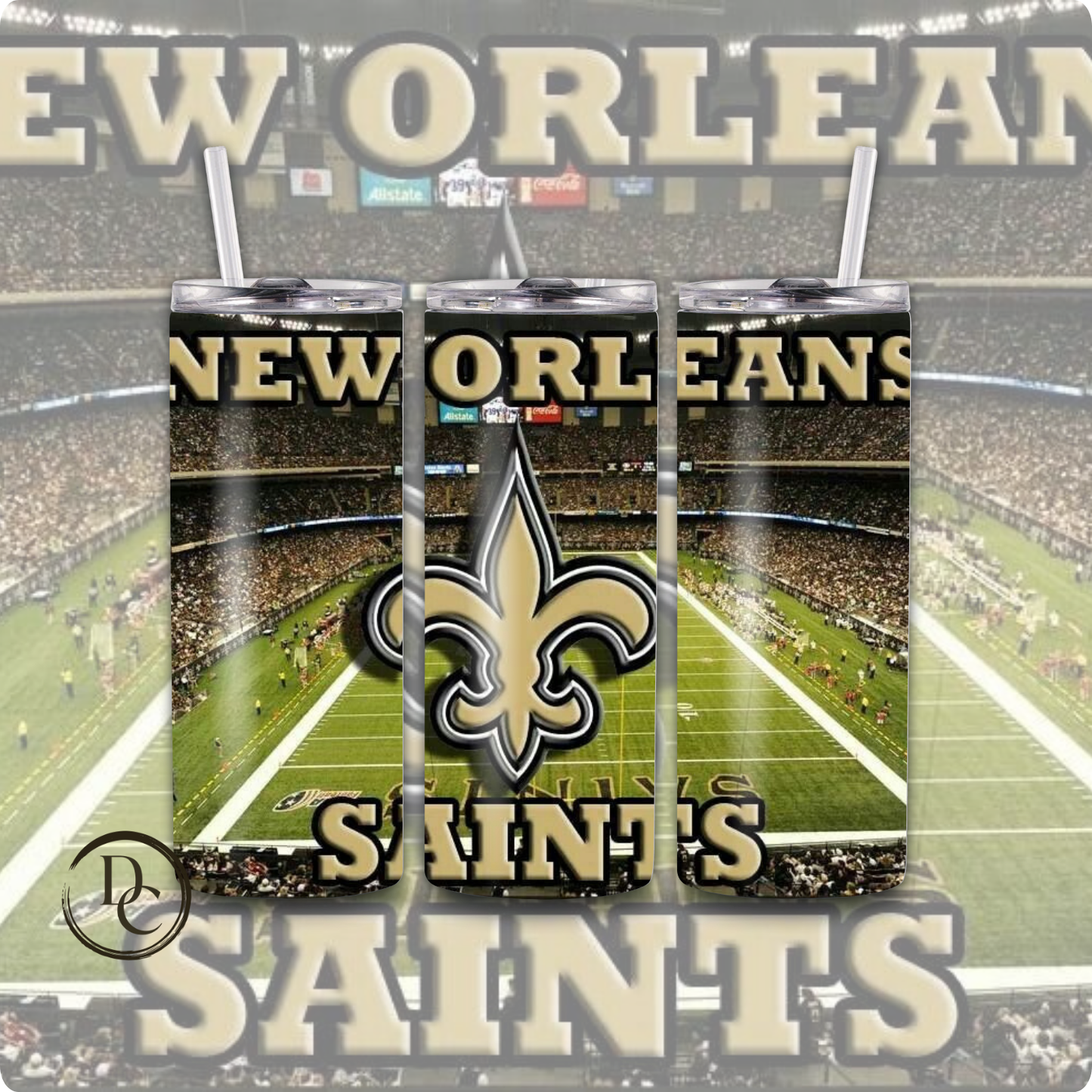 Saints Football 20 oz Tumblers # 37