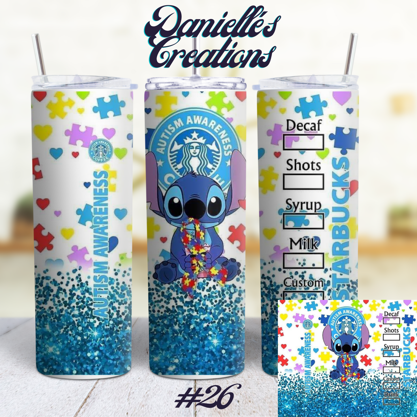 Stitch 20 oz Tumblers #25