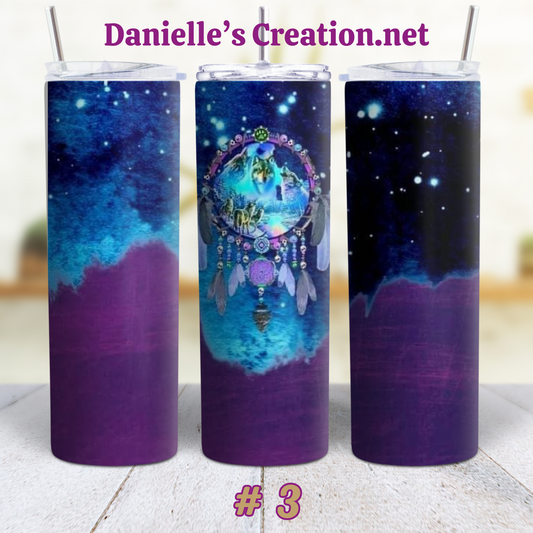 Dream Catcher, Sun, Moon Manifest that Shit, Tarot Cards, Witchy, Crystal, Classic or Glow in the Dark 20 Oz Tumblers