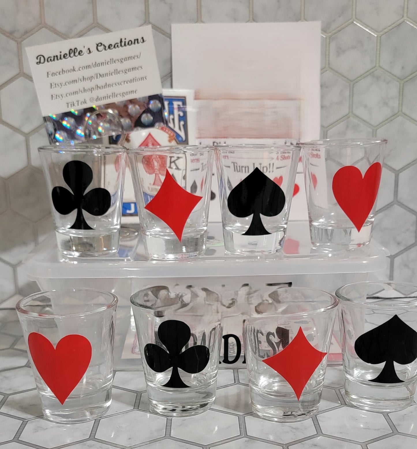 Tipsy Tonk Adult Drinking Game Set ADD SOME FUN TO ANY ADULT DRINKING PARTY, GAME NIGHT, Adult Gathering.