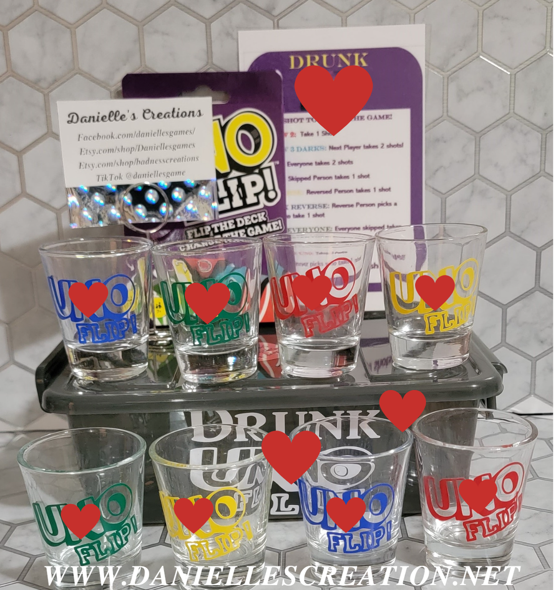 DRUNK FLIP!! Adult Drinking Game Set ADD SOME FUN TO ANY ADULT DRINKING PARTY, GAME NIGHT, Adult Gathering.