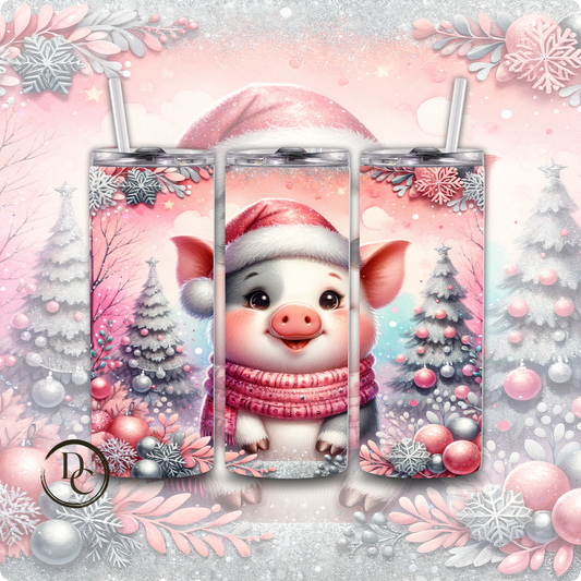 Pig Christmas 20 Oz Tumblers # 30