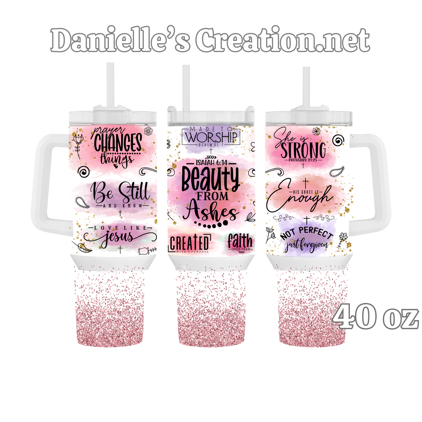 Grateful Classic or Glow in the Dark 40 Oz Tumblers